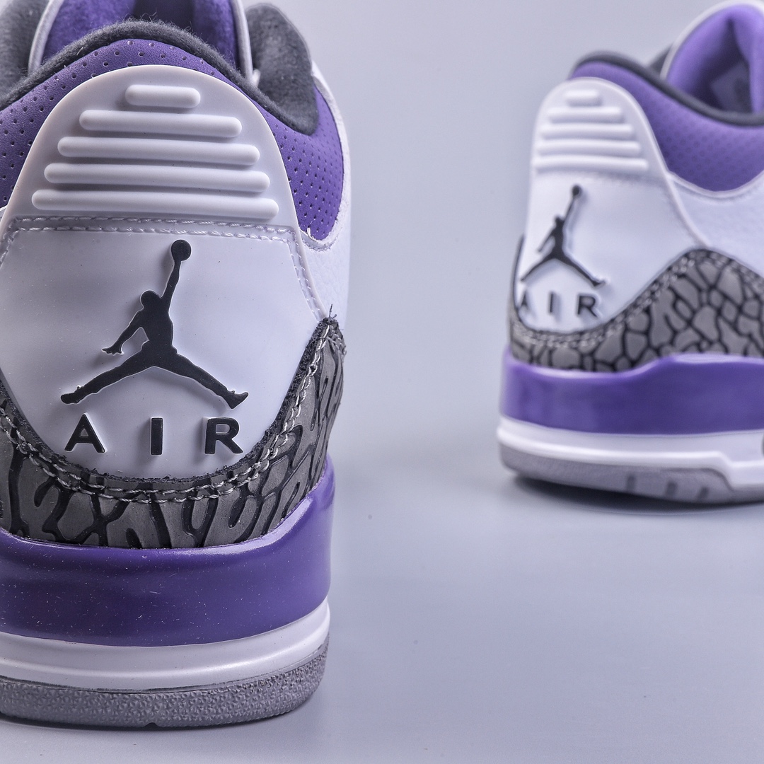 240 S Air Jordan 3 Retro ”Dark Iris” 白紫 CT8532-105