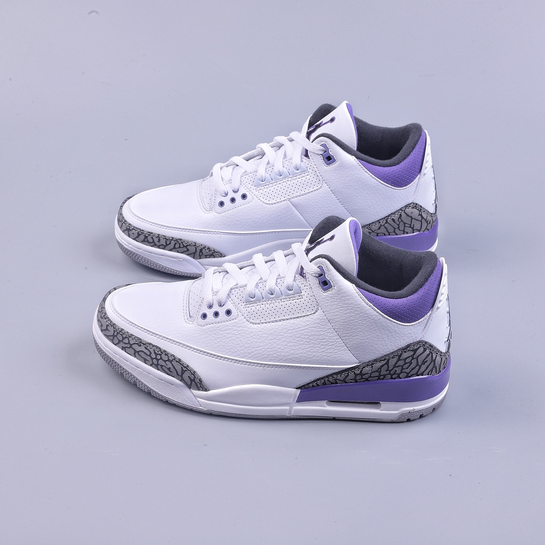 240 S Air Jordan 3 Retro ”Dark Iris” 白紫 CT8532-105