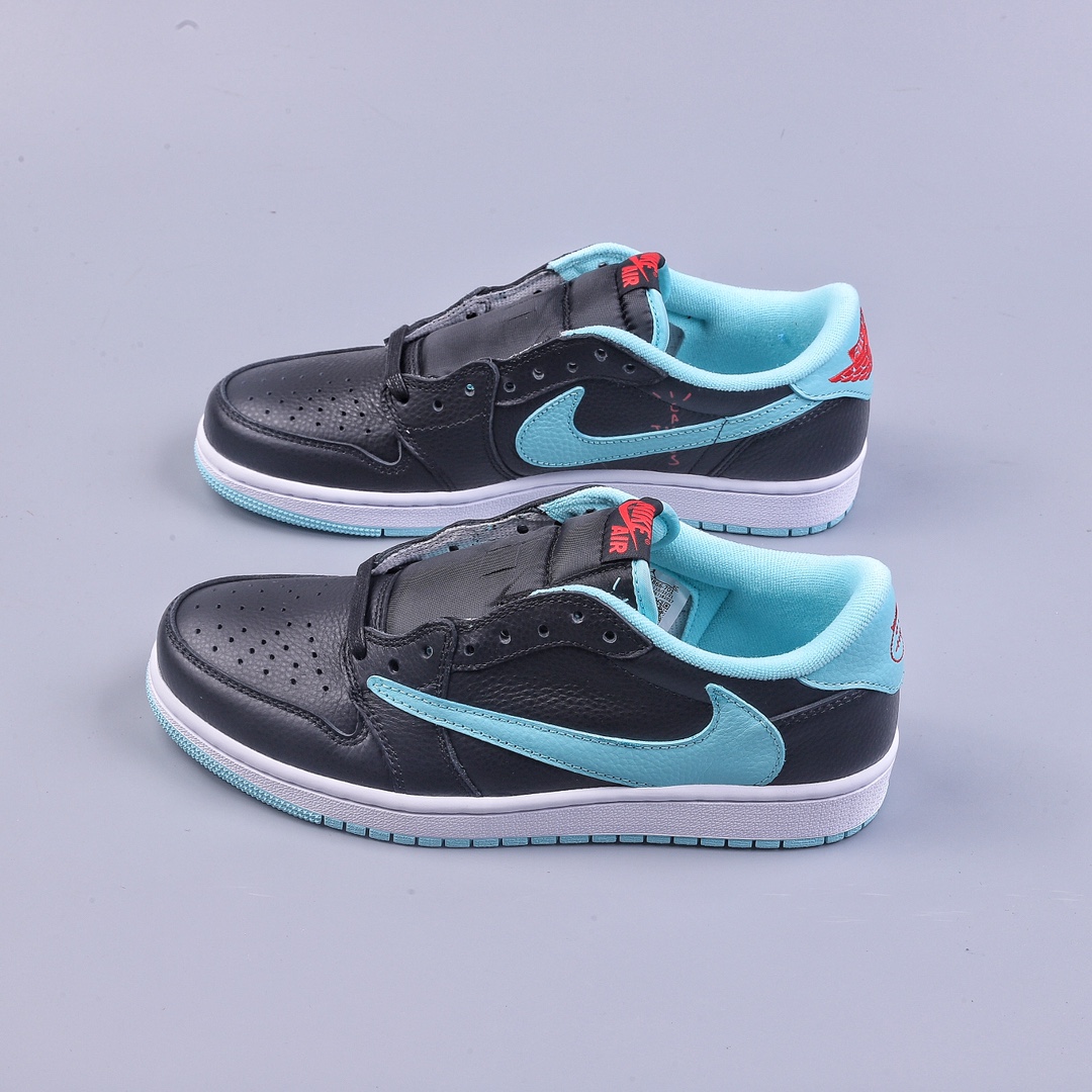 240 W Travis Scott x Air Jordan 1 Low ” Olive ” TS联名倒钩蒂芙尼蓝 DM7866-701