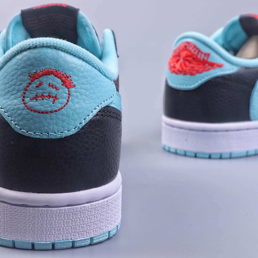 240 W Travis Scott x Air Jordan 1 Low ” Olive ” TS联名倒钩蒂芙尼蓝 DM7866-701