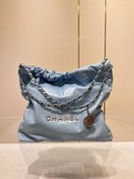 Chanel Bags Handbags Hot Sale
 Blue Openwork Calfskin Cowhide Vintage