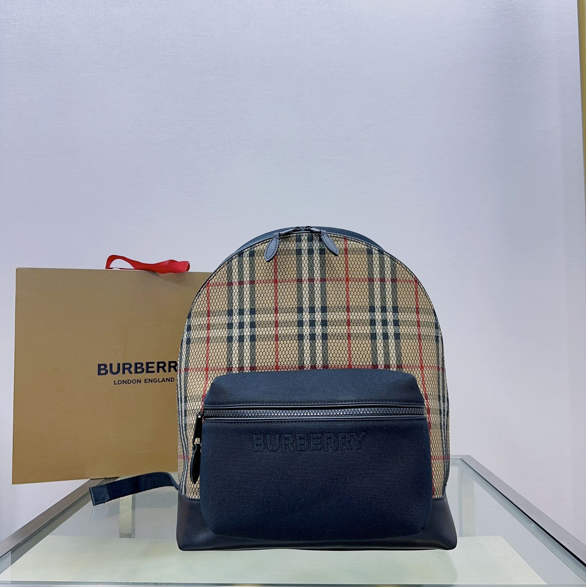 Burberry Kopieren
 Taschen Rucksack Stickerei Baumwolle