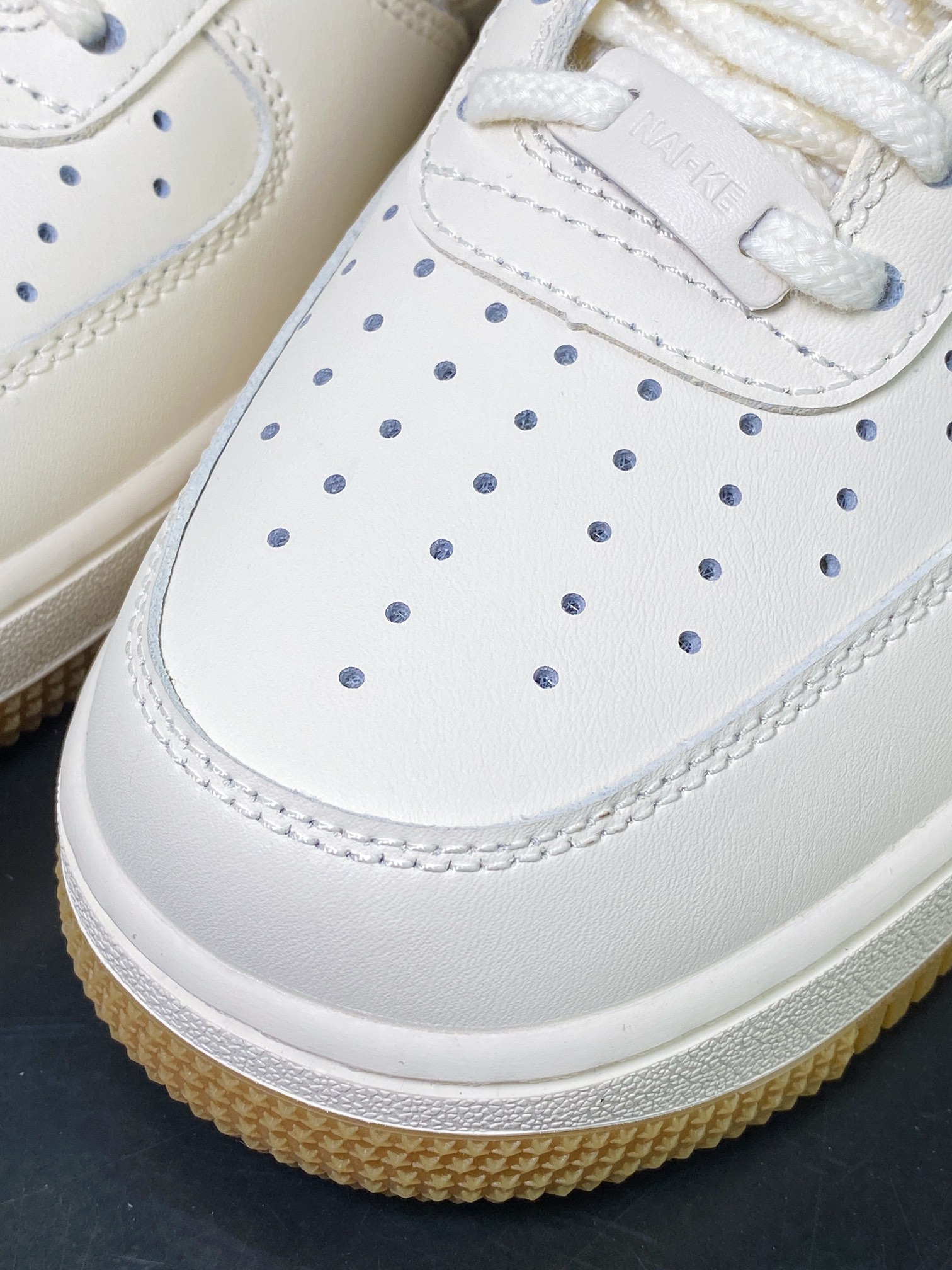 Air Force 1'07 Low Premium ”NAI-KE Sail” Air Force 1 classic low-top sneakers ”woven bamboo rice white brown” FN0369-101