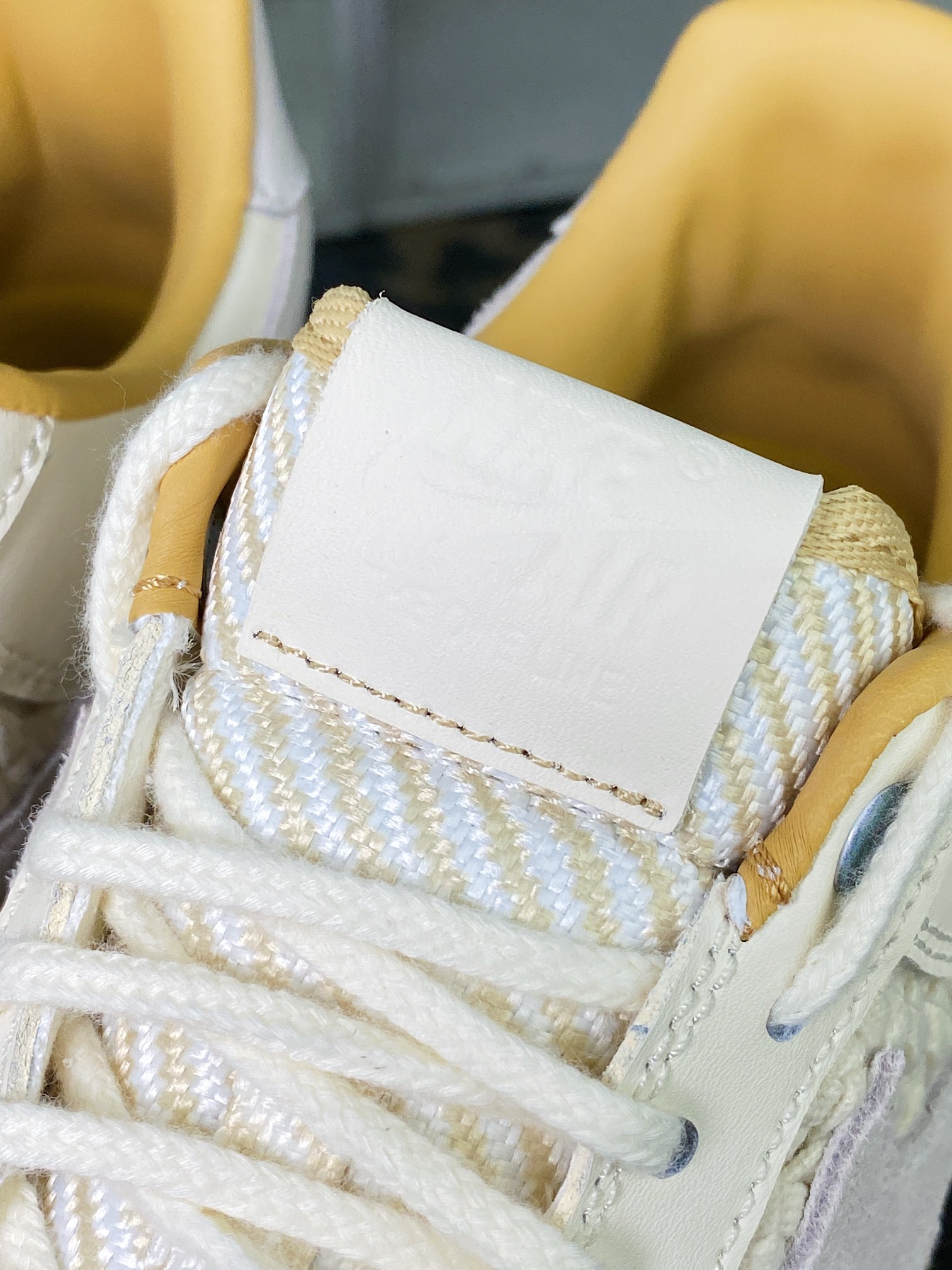 Air Force 1'07 Low Premium ”NAI-KE Sail” Air Force 1 classic low-top sneakers ”woven bamboo rice white brown” FN0369-101