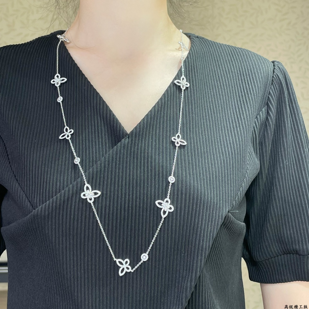 “Advanced Jewelry Works: Mercuric Silver Necklace, Butterfly Necklaces, High Carbon Drills for Modern Bold Styles” - 图片 2