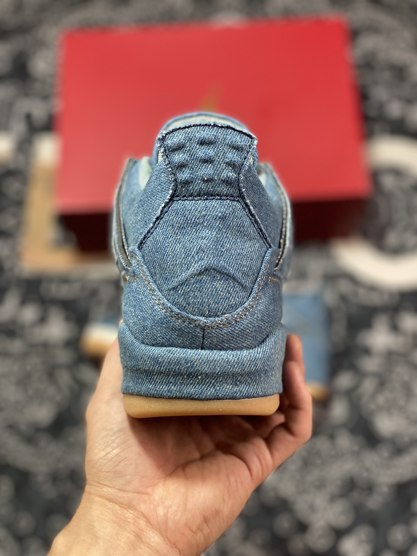 380 原装级别 Air Jordan 4 ” Levi‘s “ AJ4乔4 李维斯联名文化篮球鞋 AO2571-401
