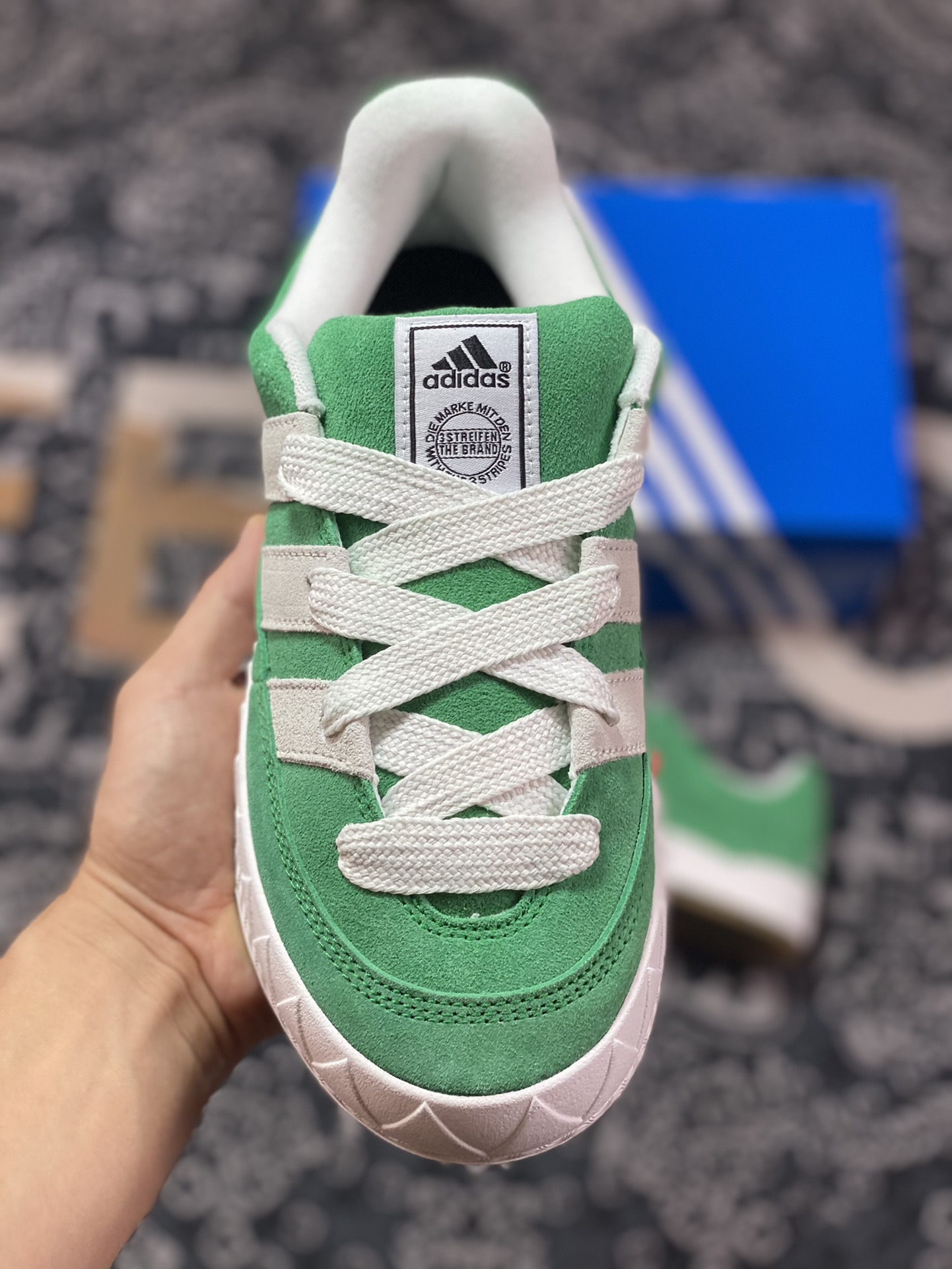 Adidas Originals Adimatic Low”Green/Crystal White”Matic series low-top sneakers ”suede light grass green gray white” GZ6202