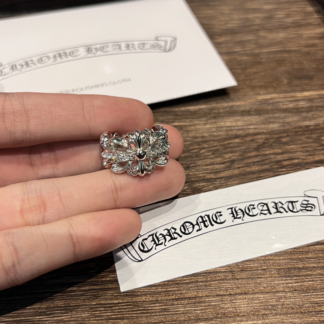 Ring, Custom Gold-Plated Diamond Setting