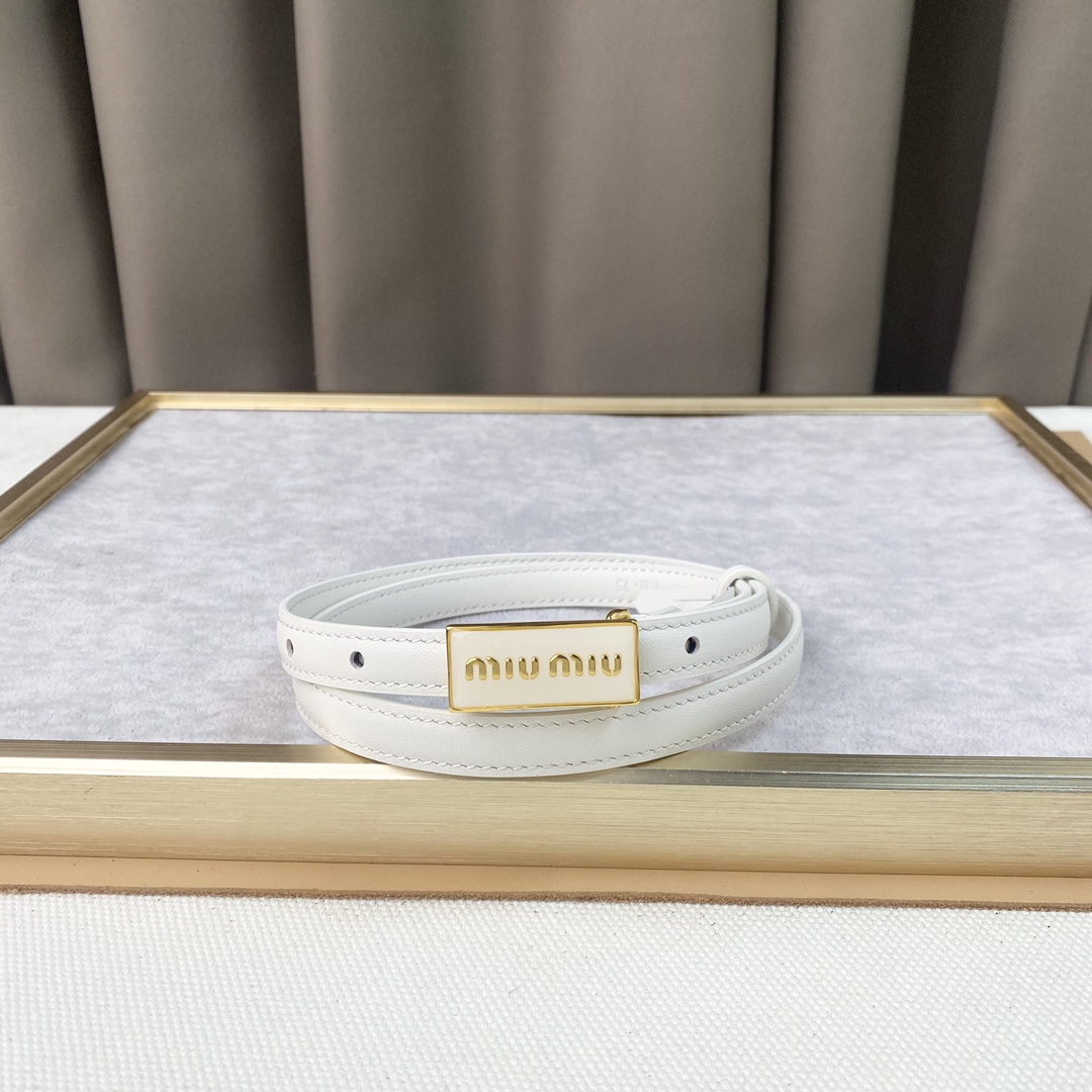 MIUMIU小腰带1.5cm裙装裤装