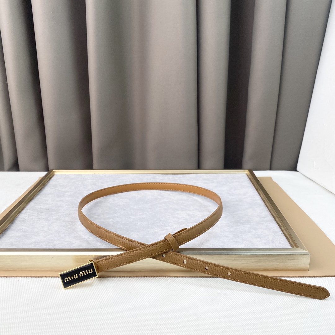 MIUMIU小腰带1.5cm裙装裤装