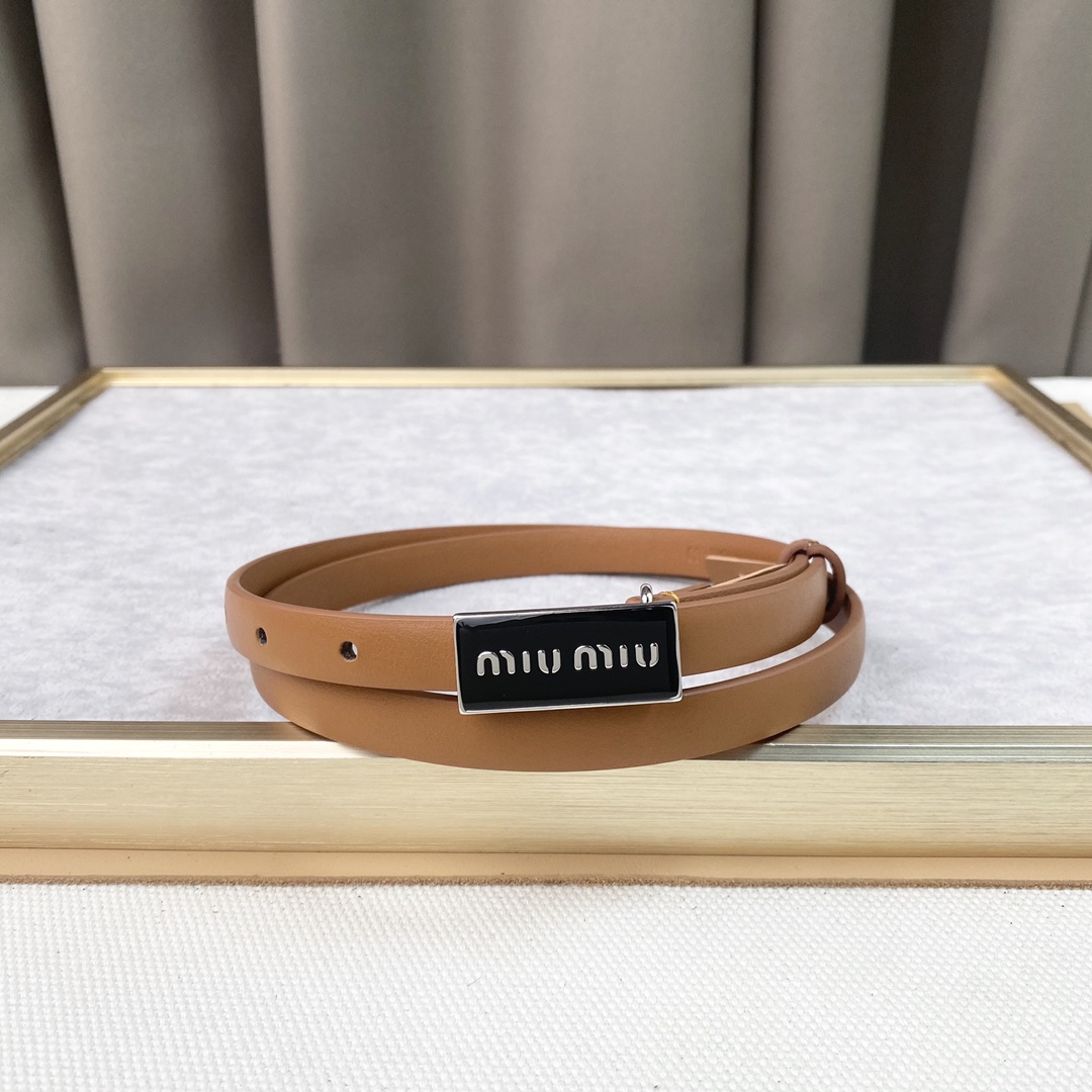 MIUMIU小腰带1.5cm裙装裤装