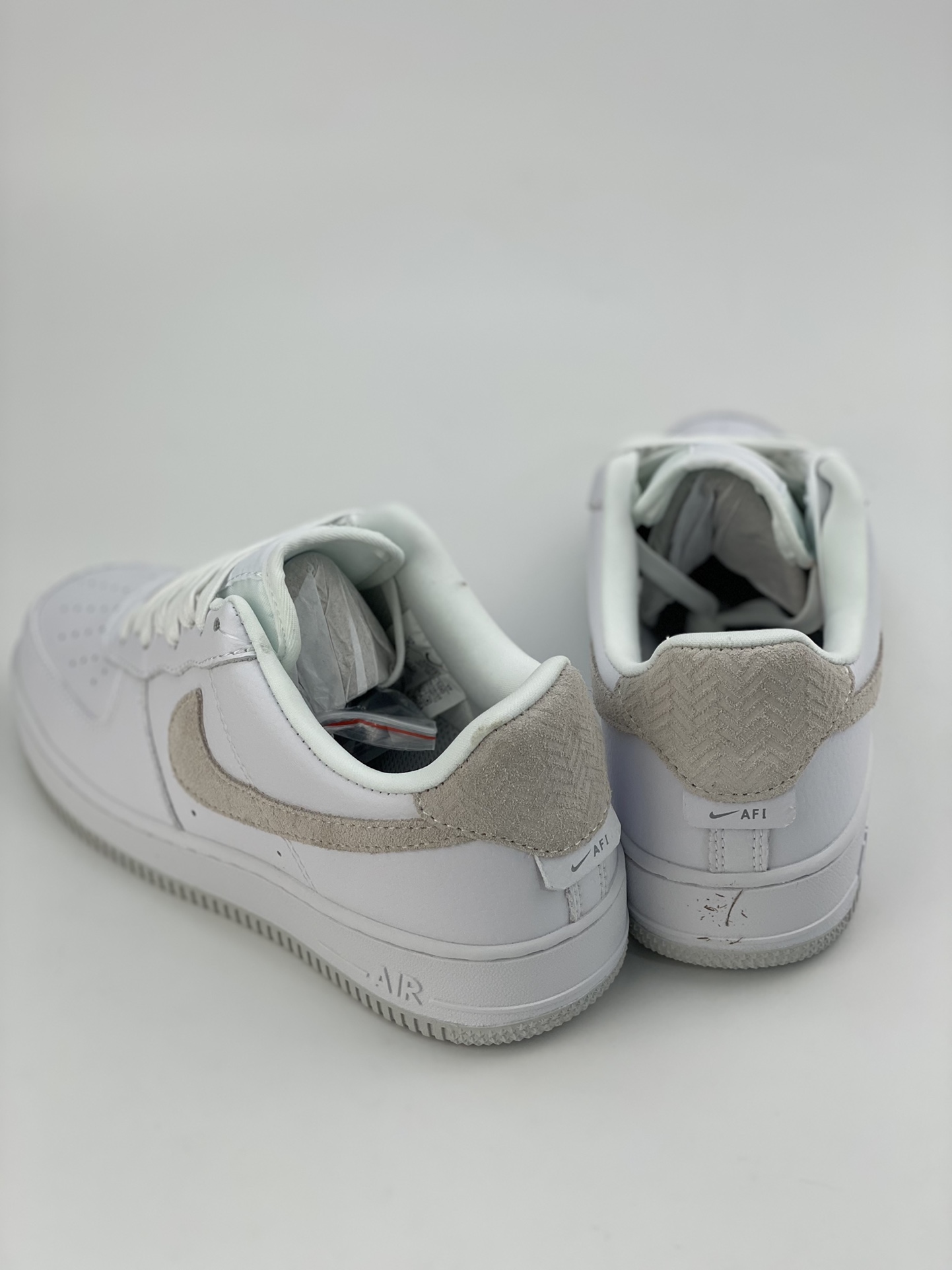 220 Nike Air Force 1 Low 07 白灰翻毛钩 CN2873-100