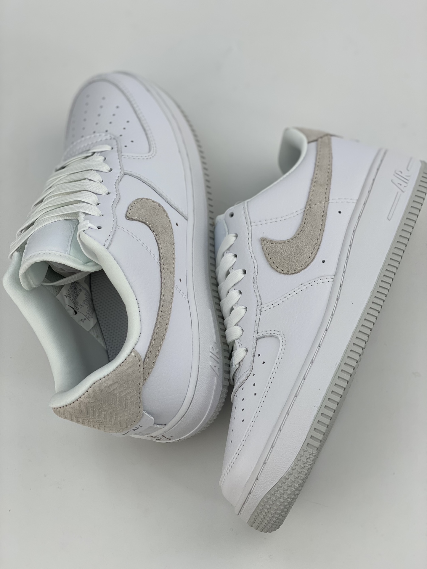 220 Nike Air Force 1 Low 07 白灰翻毛钩 CN2873-100