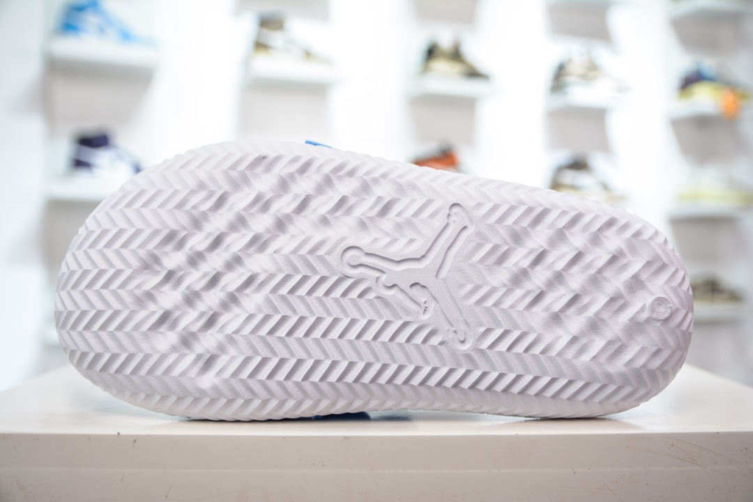 120 Air Jordan Super Play Slide 蓝白 游玩系列舒适透气时尚一字休闲运动拖鞋 DM1683-401