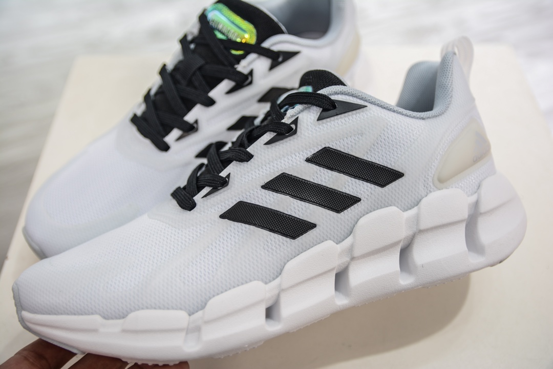 Adidas Adistar 1 W white and black stripes Qingfeng series casual running shoes GV6610