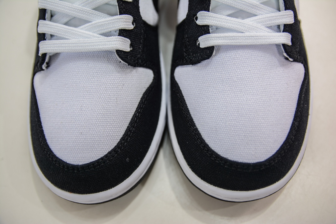 280 R Nike Dunk Mid Panda 帆布版 黑白熊猫配色 中帮休闲运动板鞋 DV0830-102