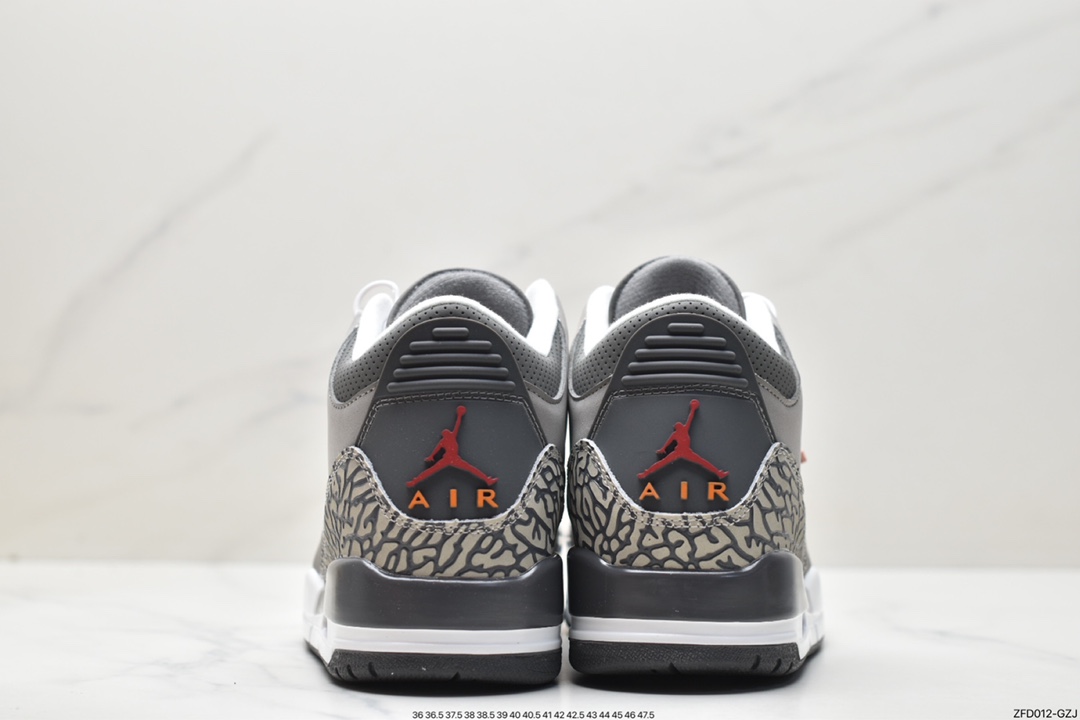 Air Jordan 3 Retro “Hide and Sneak” White Gray Brown AJ3 CT8532-012