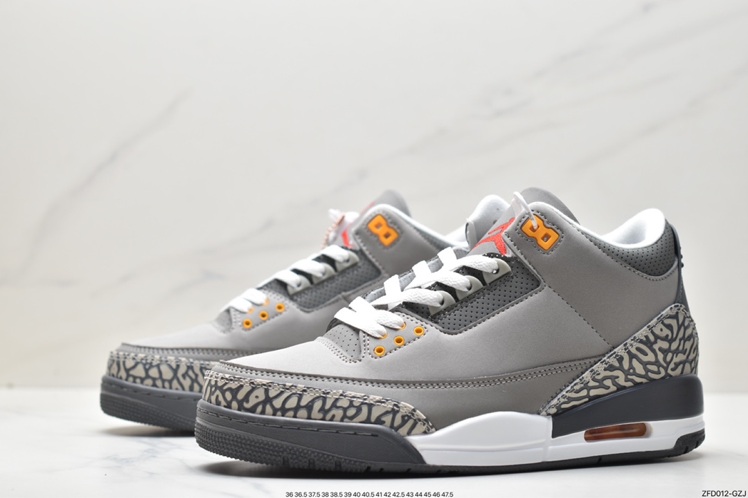 Air Jordan 3 Retro “Hide and Sneak” White Gray Brown AJ3 CT8532-012