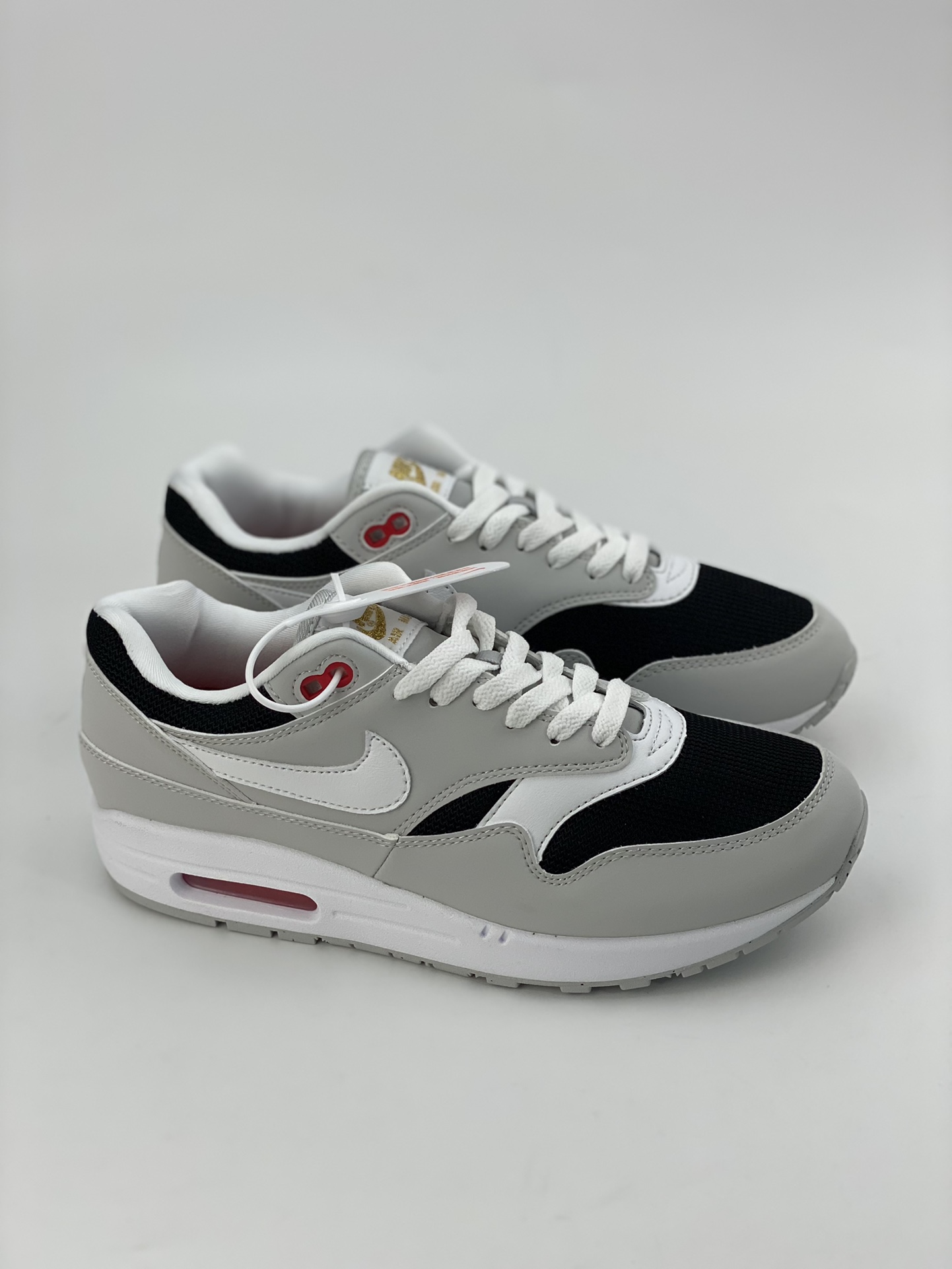 Nike Air Max 1 JW replica white and gray pure original version retro casual running shoes FD9081-001