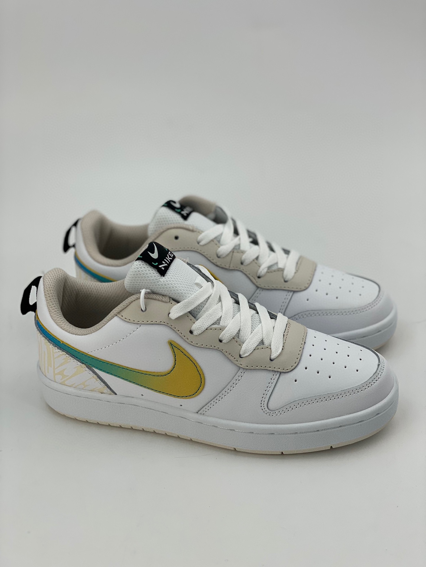 Exclusively developed chip version of Korean original Nike Court Borough Low 2 FP Exclusive full head layer version FJ7692-191