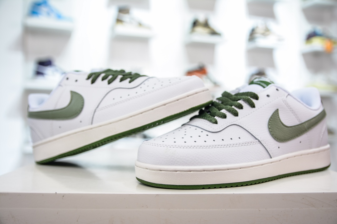 150 Nike Court Vision Low 牛油果绿 低帮百搭透气休闲运动板鞋 FJ5480-100