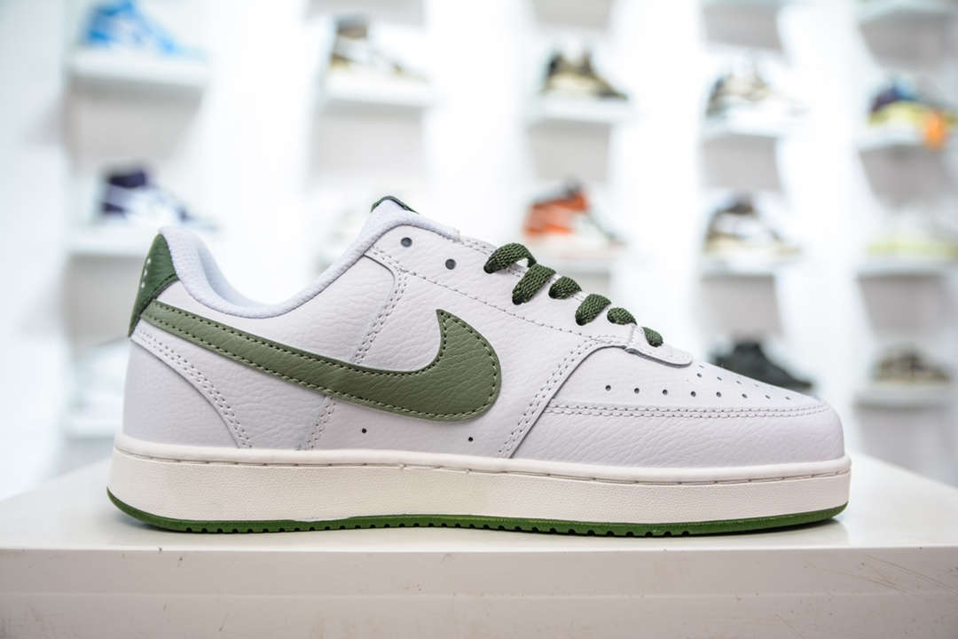 150 Nike Court Vision Low 牛油果绿 低帮百搭透气休闲运动板鞋 FJ5480-100