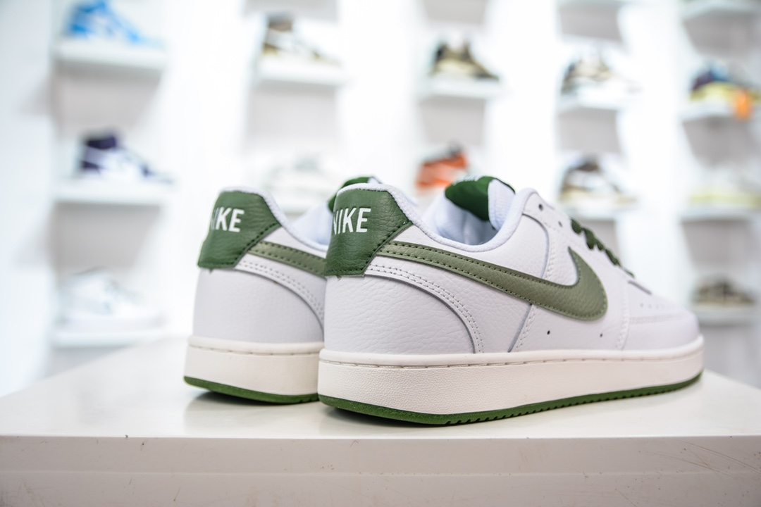 150 Nike Court Vision Low 牛油果绿 低帮百搭透气休闲运动板鞋 FJ5480-100