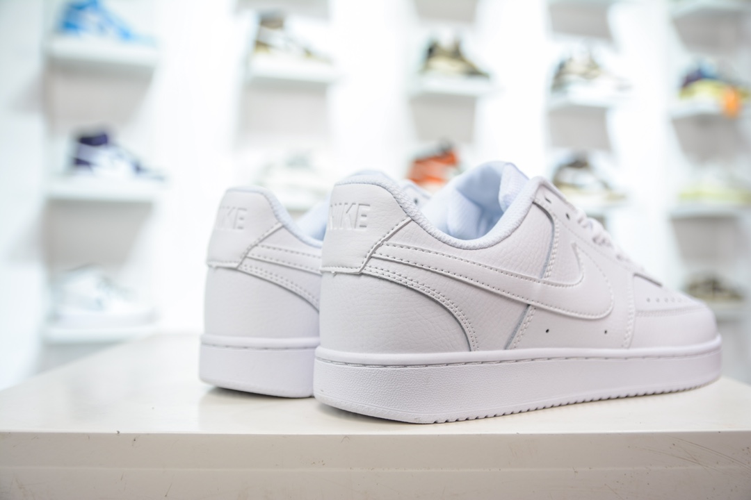 150 Nike Court Vision Low 纯白 低帮百搭透气休闲运动板鞋 CD5463-100