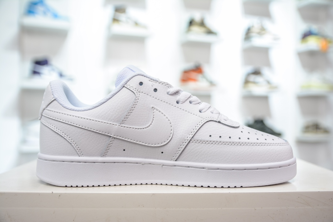 150 Nike Court Vision Low 纯白 低帮百搭透气休闲运动板鞋 CD5463-100