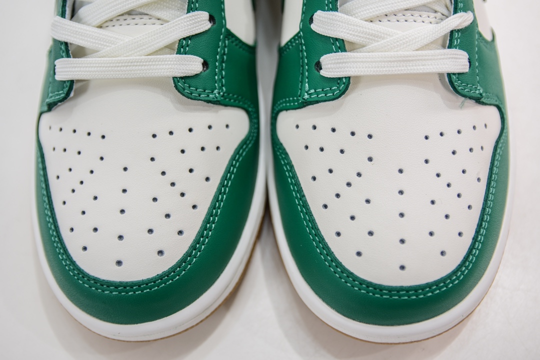 180 性价比 Nike Dunk Low 白绿金 低帮休闲运动板鞋 FB7173-131