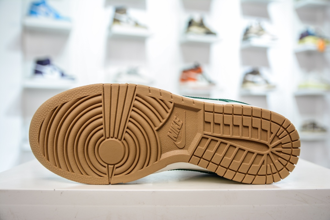 180 性价比 Nike Dunk Low 白绿金 低帮休闲运动板鞋 FB7173-131