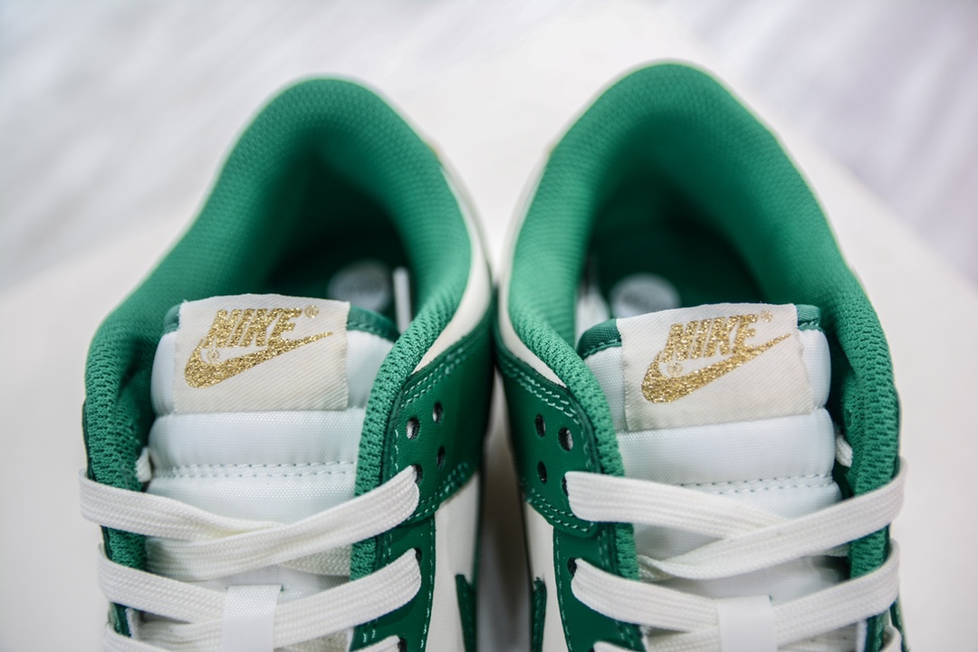 180 性价比 Nike Dunk Low 白绿金 低帮休闲运动板鞋 FB7173-131