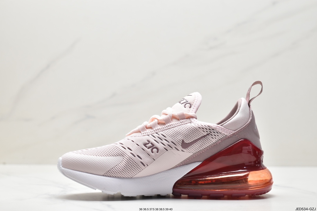 Nike Air Max 270 breathable back half air cushion jogging shoes AH8050-002