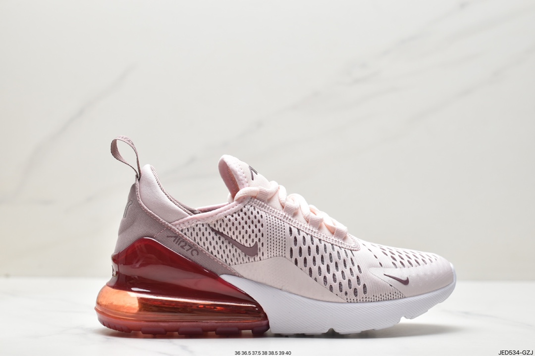 Nike Air Max 270 breathable back half air cushion jogging shoes AH8050-002