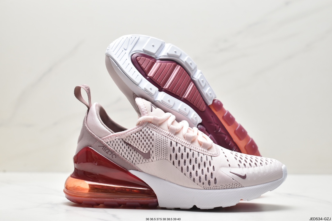 Nike Air Max 270 breathable back half air cushion jogging shoes AH8050-002