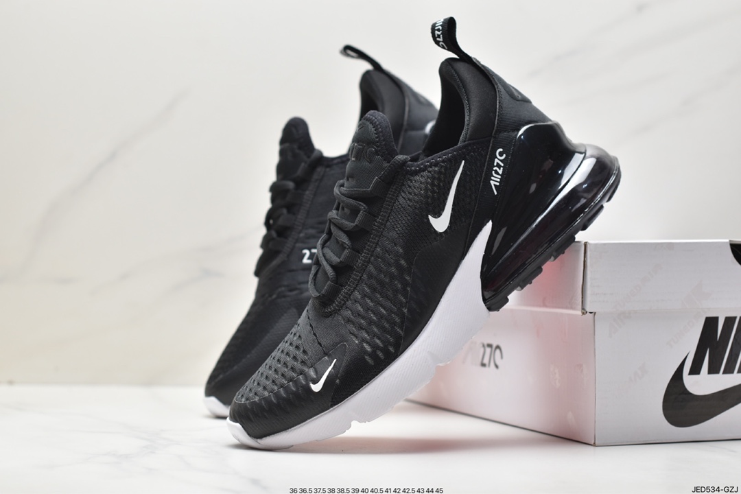 Nike Air Max 270 breathable back half air cushion jogging shoes AH8050-002