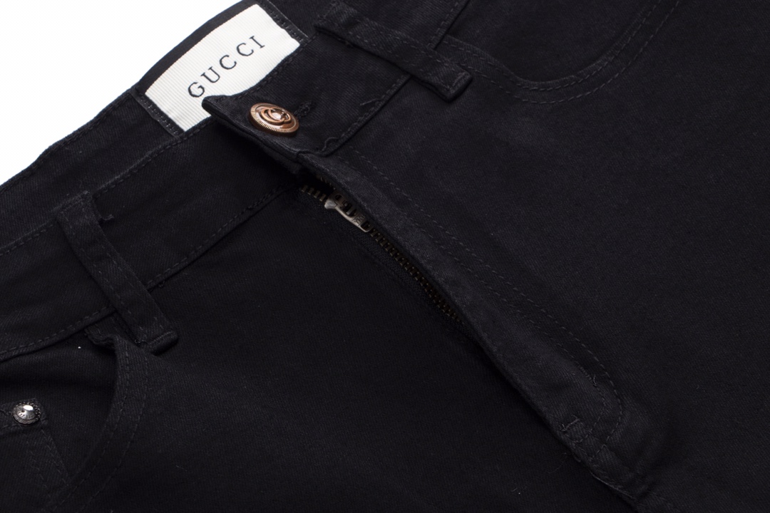 Gucci’s black grid-free jeans. size: 28 30 32 34 36 - 图片 4