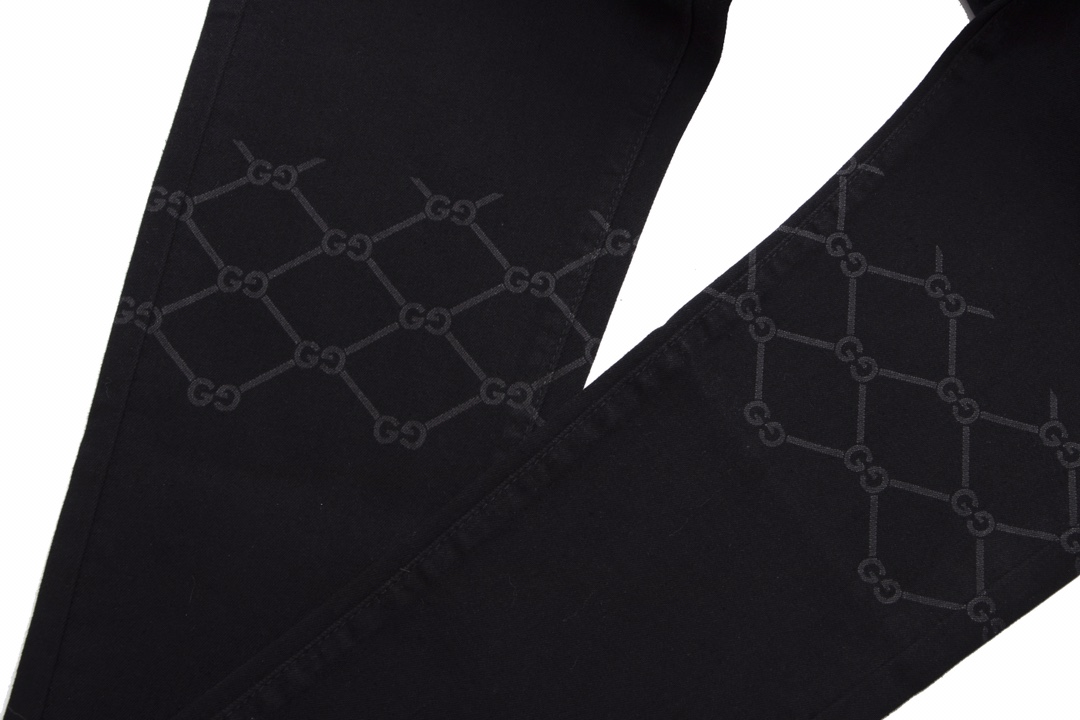 Gucci’s black grid-free jeans. size: 28 30 32 34 36 - 图片 3