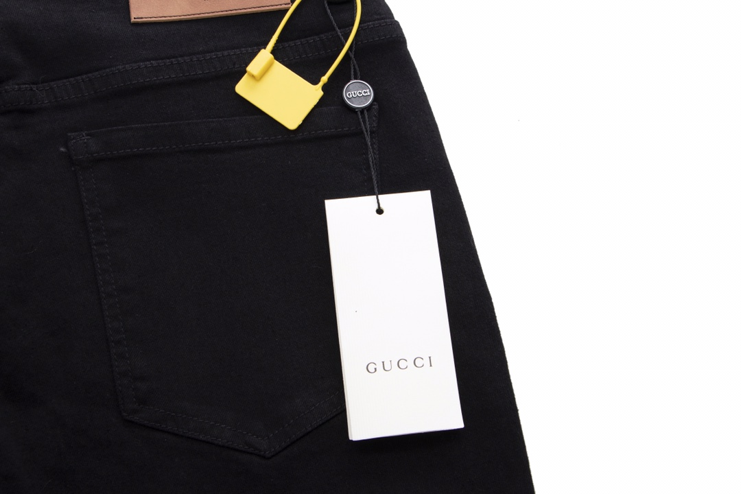 Gucci’s black grid-free jeans. size: 28 30 32 34 36 - 图片 6