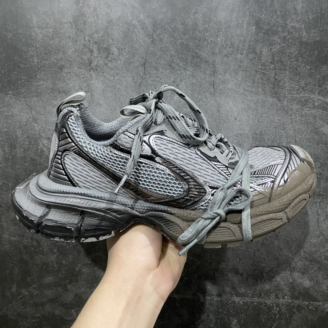 [XA version] BALENCIAGA 3XL Sneake tenth generation mesh lace-up low-top catwalk retro dad shoes