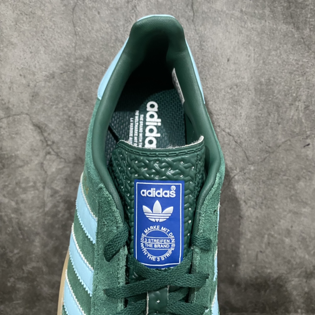 Adidas Originals Gazelle Indoor Green Clover Retro Casual Non-Slip Wear-Resistant Low-top Sneakers IG9979