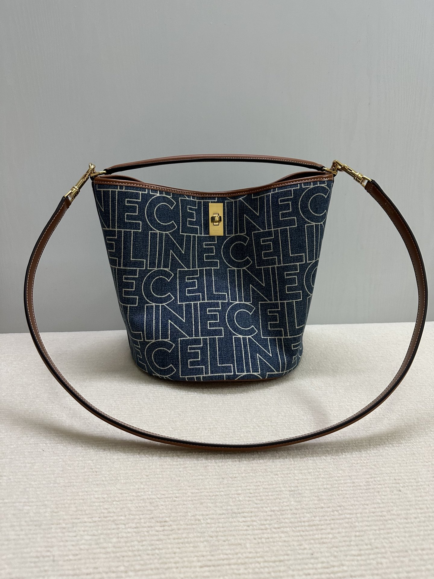 Celine BUCKET 16 fabric bucket bag