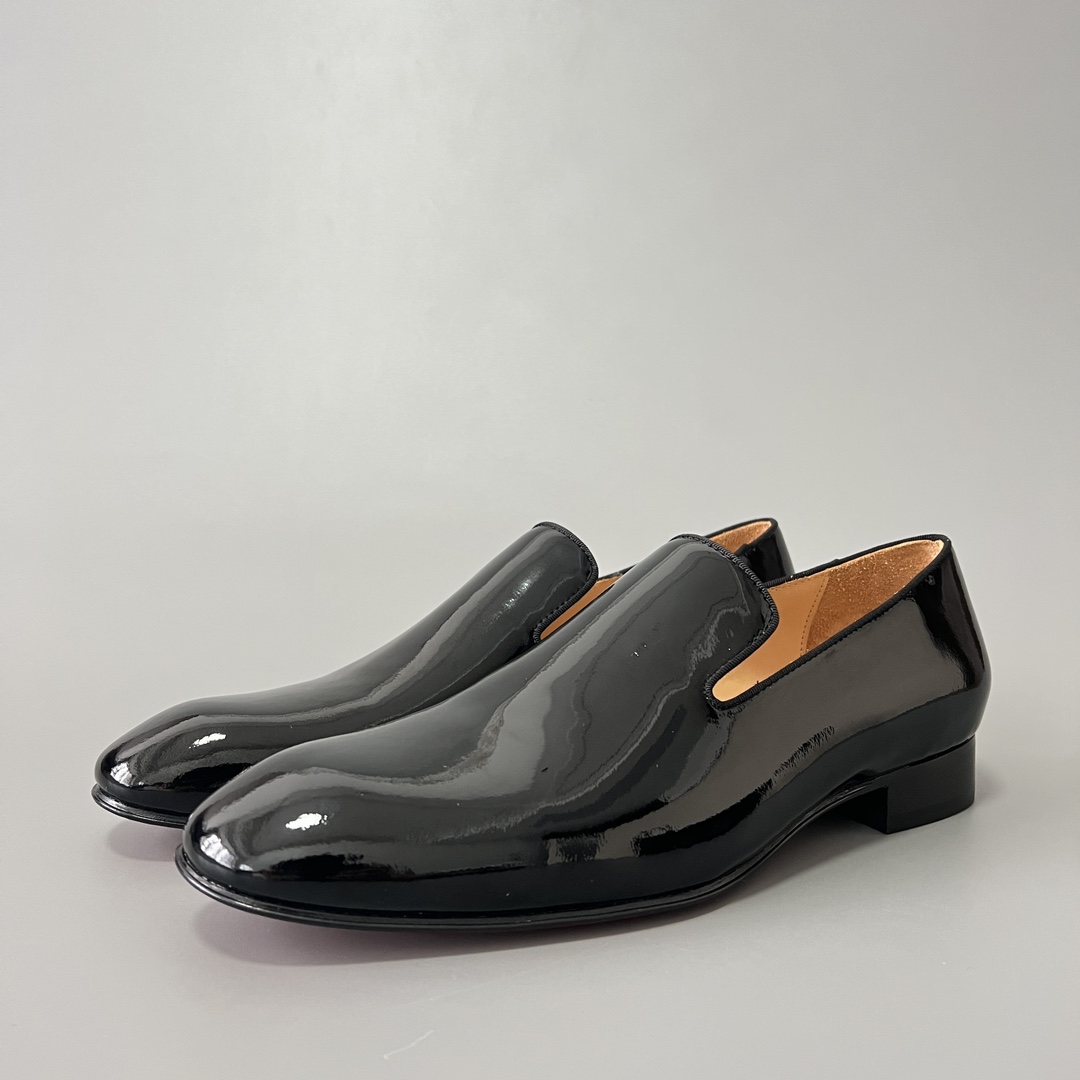 Wholesale 2023 Replica
 Christian Louboutin Designer
 Shoes Plain Toe Cowhide Patent Leather Fashion Casual
