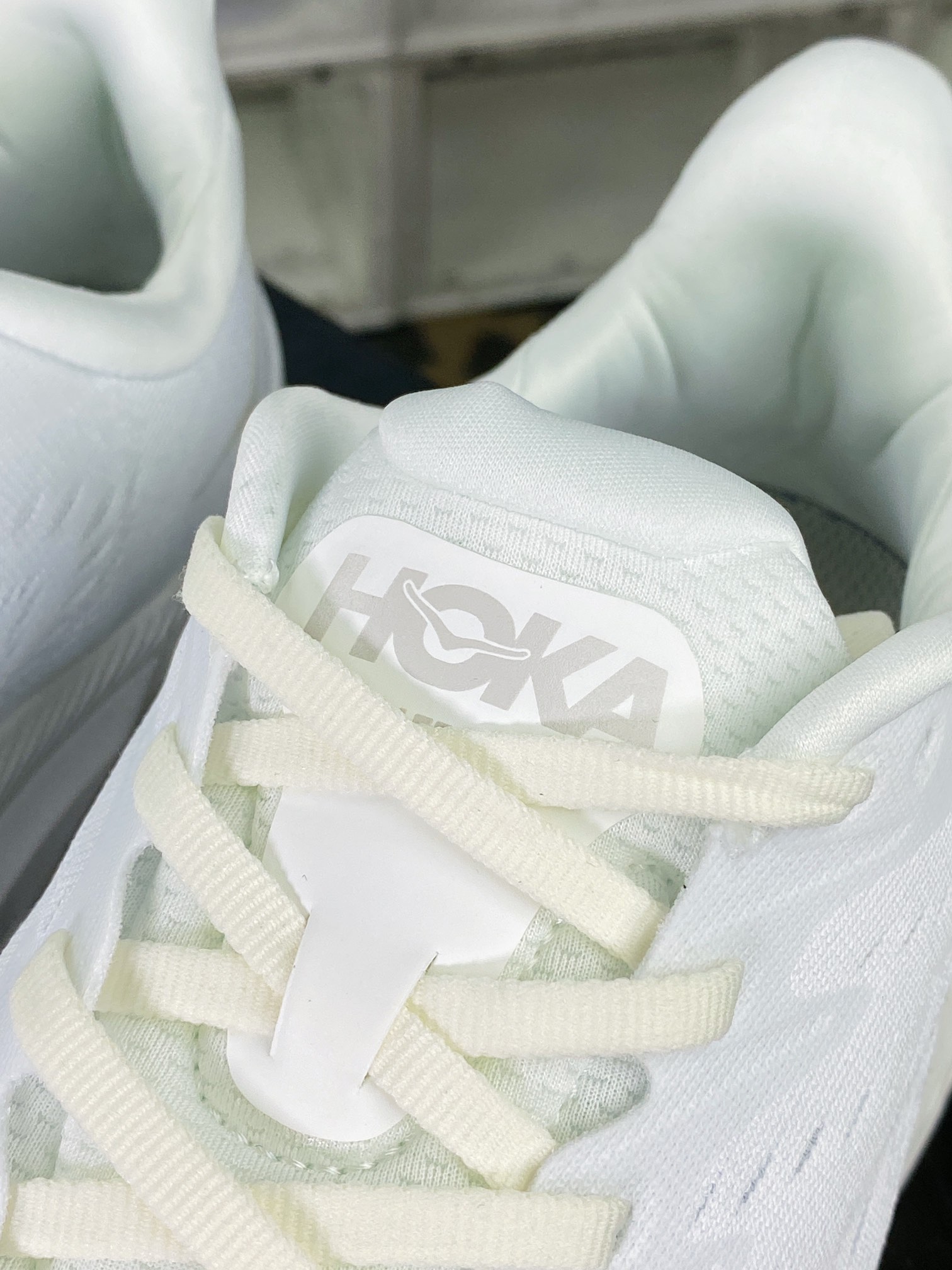 [HOKA] One One Clifton 8 Low Clifton 8th generation series low-cut thick-soled mesh lightweight jogging shoes ”mesh all white” 1119394/WWH