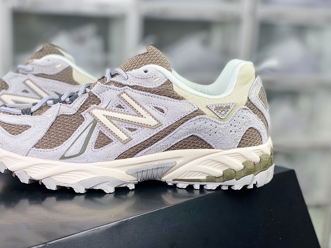 New Balance ML610T series low-top mountain trail running travel retro dad style casual sports shoes ”Fleet light gray brown beige” ML610FE