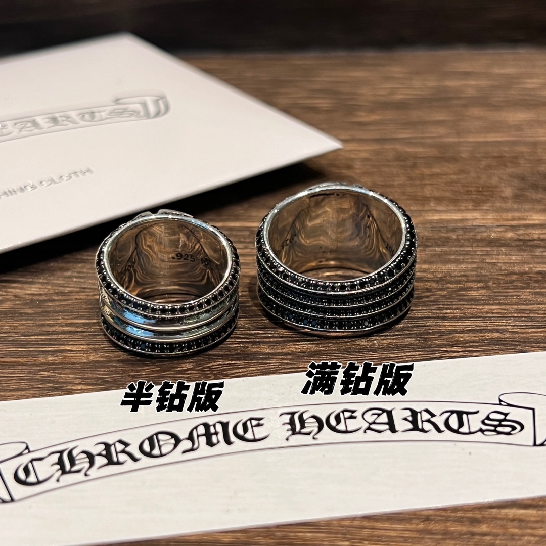Rings, 925 silver with diamond customization