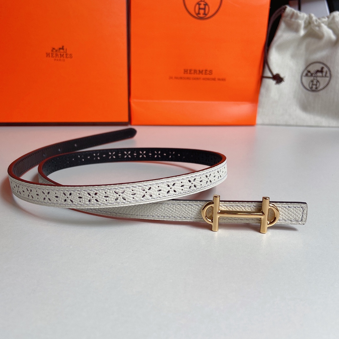 Hermes-镂孔Epsom小牛皮双