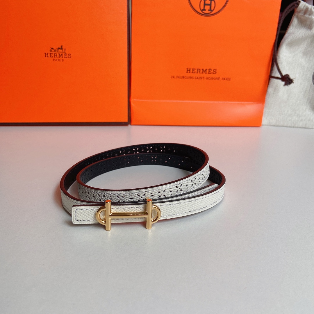 Hermes-镂孔Epsom小牛皮双