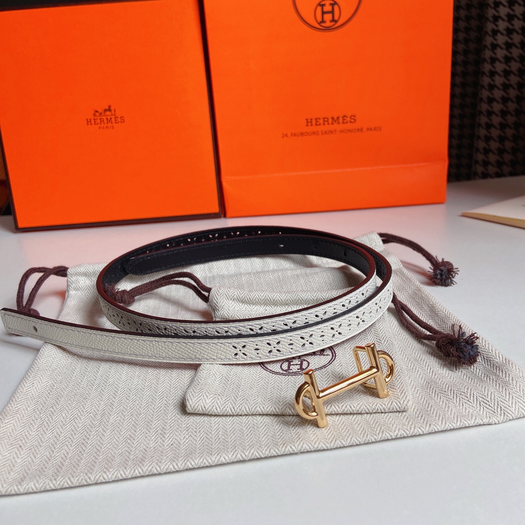 Hermes-镂孔Epsom小牛皮双