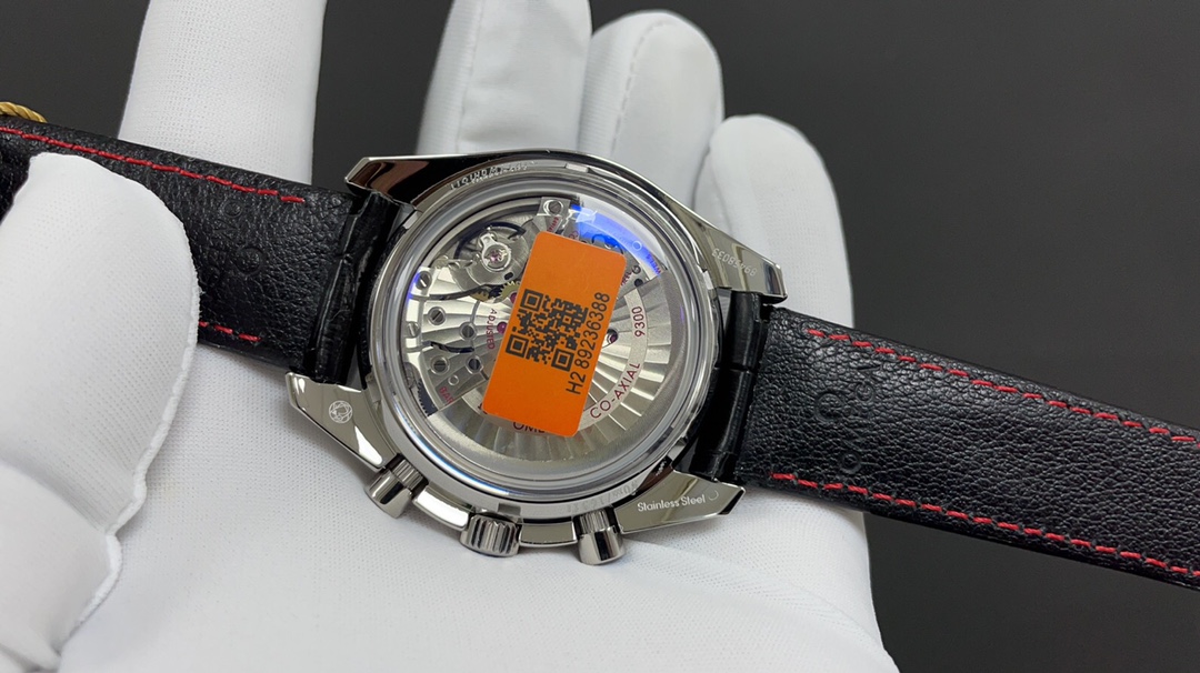 Omega 欧米茄 超霸 白壳 黑面 计时 9300机